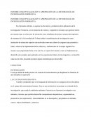 INFORME CONCEPTUALIZACIÓN Y APROPIACIÓN DE LA METODOLOGÍA DE INVESTIGACIÓN FORMATIVA