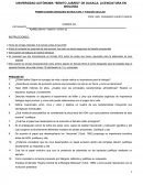 PRIMER EXAMEN ORDINARIO ESTRUCTURA Y FUNCION CELULAR