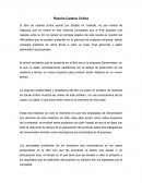 Reseña Cadena Crítica.