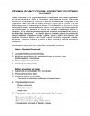 PROGRAMA D CAPACITACIÓN PARA LA PROMOCIÓN DE LOS ENTORNOS SALUDABLES.