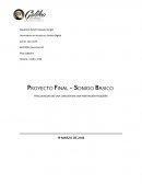 FRECUENCIAS DE UNA CANCIÓN EN UNA HABITACIÓN PEQUEÑA.