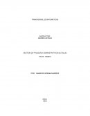 GESTION DE PROCESOS ADMINISTRATIVOS DE SALUD.