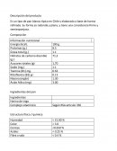 Informe sobre el pan haccp.