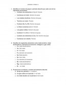 Identifica el número de grupo o periodo descrito por cada uno de los siguientes enunciados:.