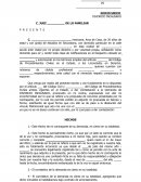 CONTESTACIÓN DIVORCIO INCAUSADO..