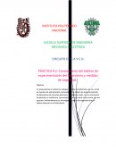 Reconocimiento del tablero de experimentación del laboratorio y medidas de seguridad.