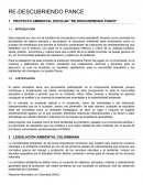 Proyecto ambiental escolar “re-descubriendo pance”.