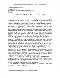 El trabajo no es trabajo si te gusta lo que haces.. Página 1