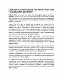 ¿Por qué Galileo Galilei fue importante para la revolución cientifica?