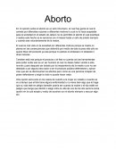 Resumen Ensayo - Aborto.