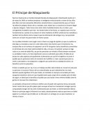 El Príncipe de Maquiavelo. Ensayo