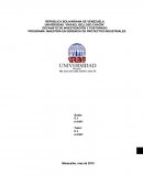 PROGRAMA: MAESTRÌA EN GERENCIA DE PROYECTOS INDUSTRIALES.