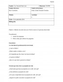 Objetivo: Elaborar una entrevista con el fin de conocer a la persona entrevistada.