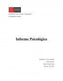 Ocupación: No tiene profesión. Actualmente se desempeña como dueña de casa.