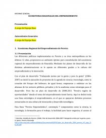 ECOSISTEMAS REGIONALES DEL EMPRENDIMIENTO.. Página 1