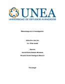 Metodología de la investigación..