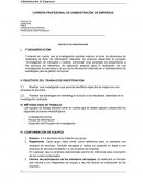 Aspectos de mejora en una empresa de servicios.