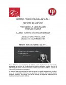 PSICOPATOLOGÍA INFANTIL I