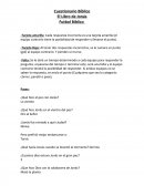 Libro de jonas cuestionario biblico.