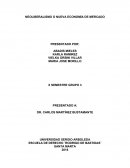 NEOLIBERALISMO O NUEVA ECONOMÍA DE MERCADO.