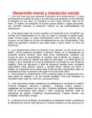 Desarrollo Moral y Transición Social
