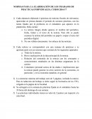 NORMAS PARA LA ELABORACIÓN DE LOS TRABAJOS DE PRÁCTICAS INDIVIDUALES, CURSO 2016-17