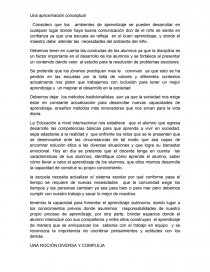Una aproximación conceptual.. Página 1