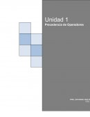 Presedencia de Operadores