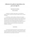 Influencia de los gobiernos imperialistas en las guerras del siglo XX