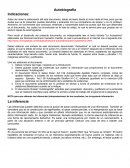 Como realizar una autobiografía.