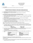 Trabajo Práctico Evaluativo: Literatura Latinoamericana.