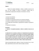 Resolver los ejemplos planteados y realizar un análisis de cada uno de ellos, así como investigar en fuentes de información confiable sobre la productividad en organizaciones orientadas a la manufactura o servicios.