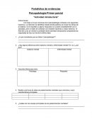 Portafolios de evidencias Psicopatología-Primer parcial “Actividad introductoria”