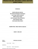PRODUCTOS DEL SEGUNDO CURSO GESTION (DIRECTORES)
