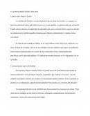 El conocimiento de Estado.