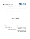 Aduanas y comercio exterior. La exportacion