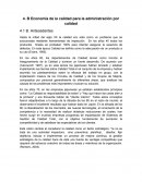 Economía de la calidad para la administración por calidad