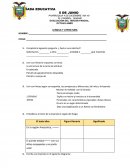 EVALUACIÒN DEL TERCER PARCIAL.