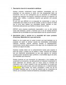 Descripción clara de la necesidad a satisfacer