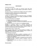 PRIMERA PARTE INVESTIGACION INTRODUCCIÓN GENERAL