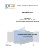 Algebra y trigonometría Unad trabajo 1.