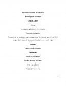 Percepción de los estudiantes de primer ingreso de Administración grupo 61, del 2016, campus Liberia acerca de la violencia física del hombre hacia la mujer..