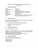 Estructura de informe psicopedagogico