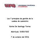 Los 7 principios de gestión de la cadena de suministro