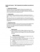 Nombre del Proyecto: “AESC” (Agrupación de estudiantes secundarios de colina)