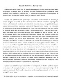 Cuando Hitler Robó El Conejo. Página 1