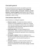 Estado de Derecho, Consititucion Politica.
