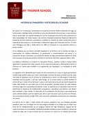 HISTORIA PANADERIA Y PASTELERIA DEL ECUADOR