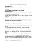 Cuestionario para examen de química 1ra. Unidad
