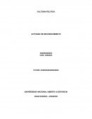 CULTURA POLITICA RECONOCIMIENTO. ACTVIDAD DE RECONOCIMIENTO